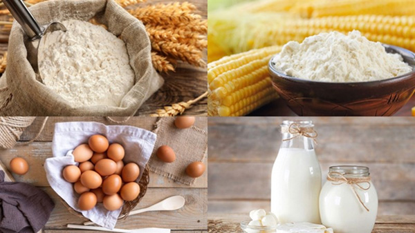 Những nguyên liệu cần chuẩn bị làm bánh bông lan