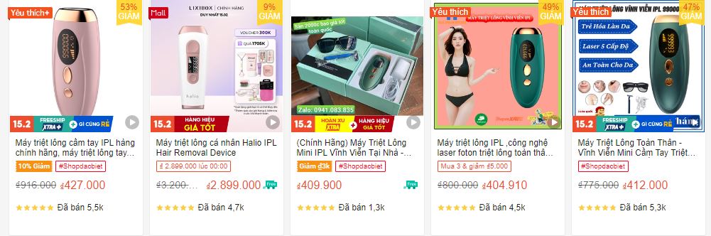 Máy Triệt Lông Mini Nào Tốt