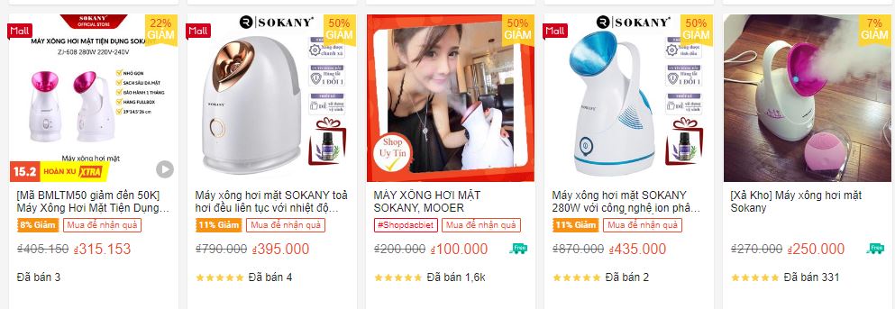 Máy Xông Hơi Mặt Mini Nào Tốt