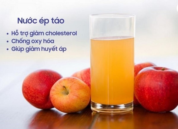 Công dụng của nước ép táo đối với sức khoẻ