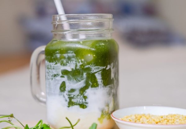 Rau má đậu xanh sữa dừa bao nhiêu calo?
