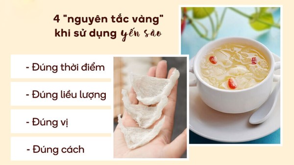 Cách sử dụng nước yến sào khoa học và hiệu quả