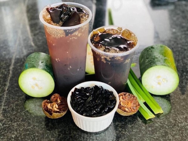 Cách làm trà bí đai hạt chia