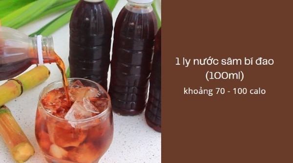 Nước sâm bao nhiêu calo?