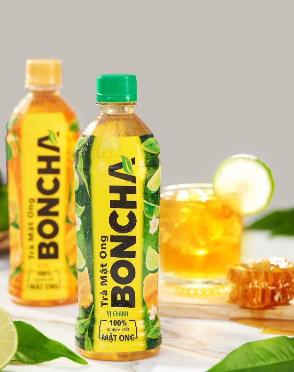 1 chai trà mật ong Boncha bao nhiêu calo?