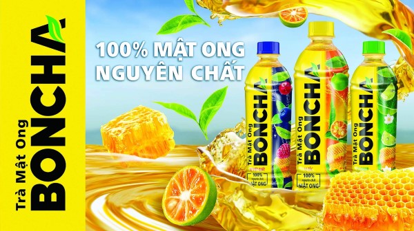 Thành phần trong 1 chai trà mật ong Boncha