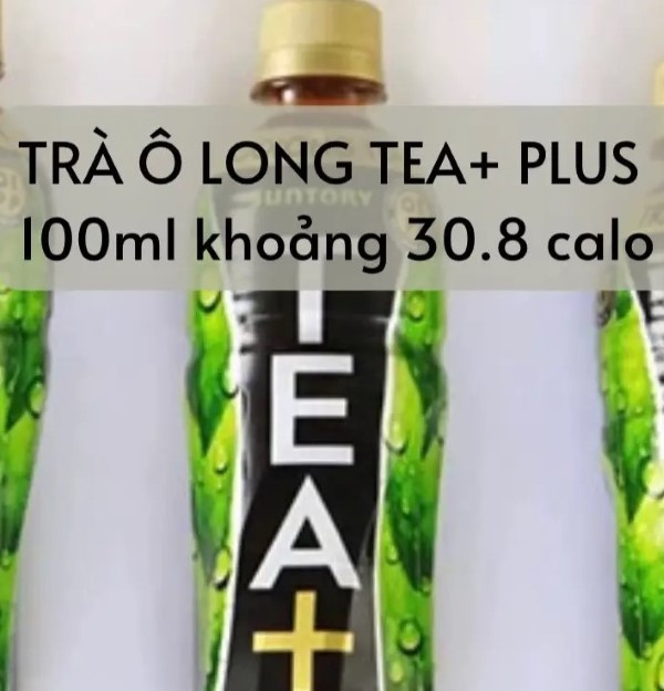 Trà ô long tea+ plus bao nhiêu calo?